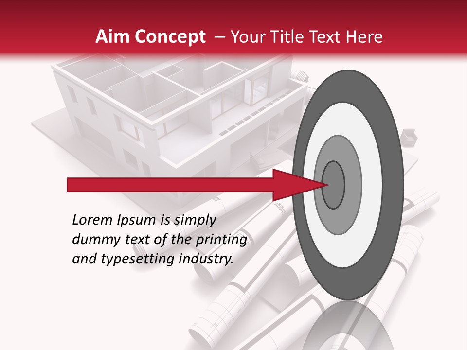 Construction Study Domicile PowerPoint Template