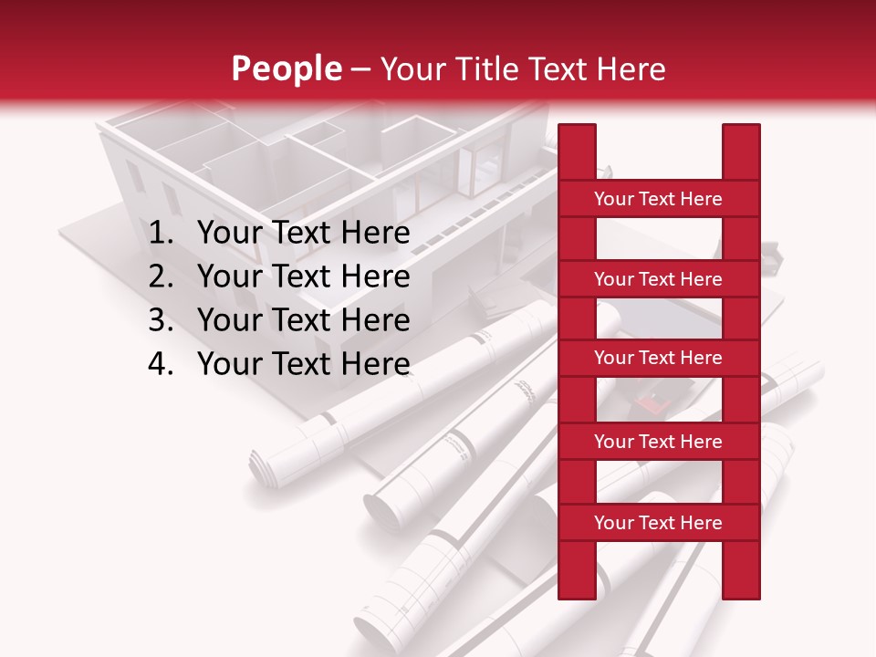 Construction Study Domicile PowerPoint Template