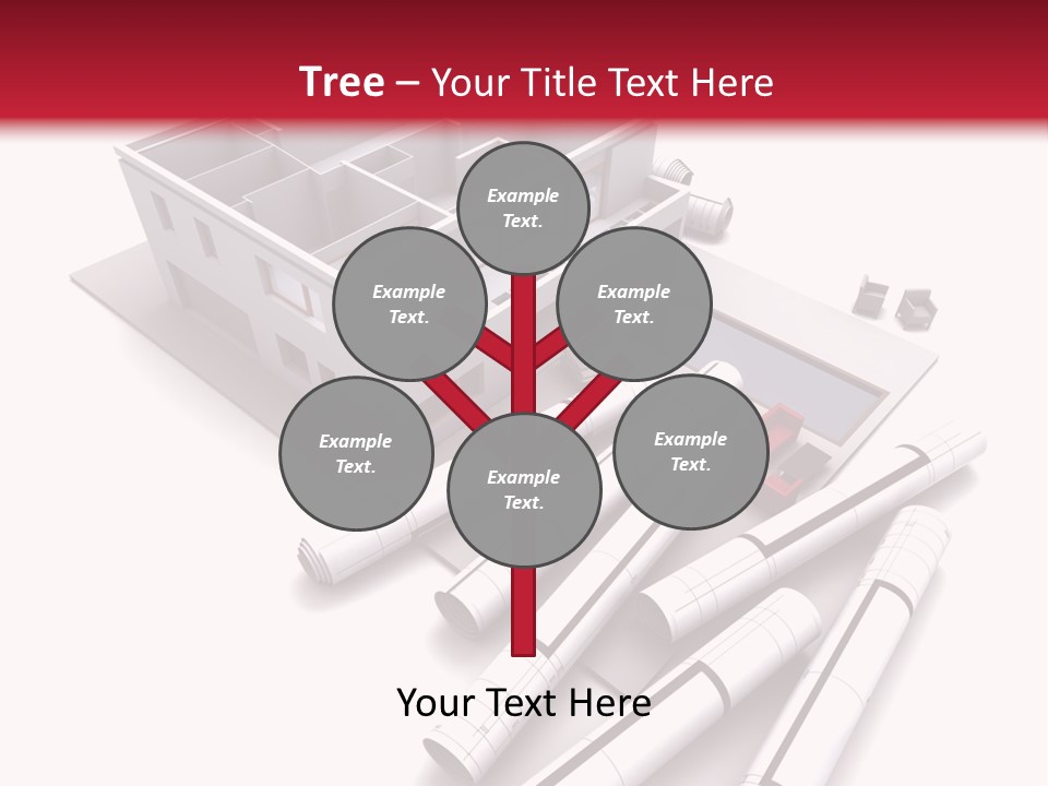 Construction Study Domicile PowerPoint Template