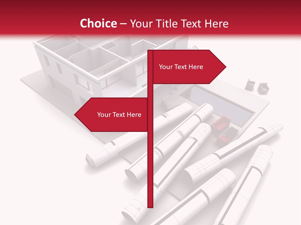 Construction Study Domicile PowerPoint Template