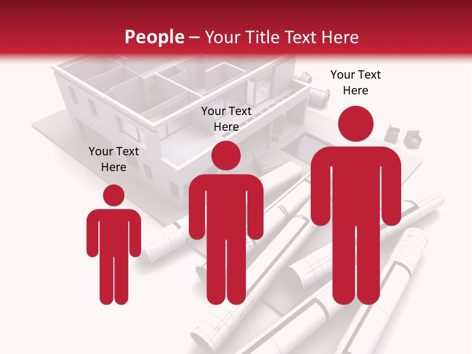 Construction Study Domicile PowerPoint Template
