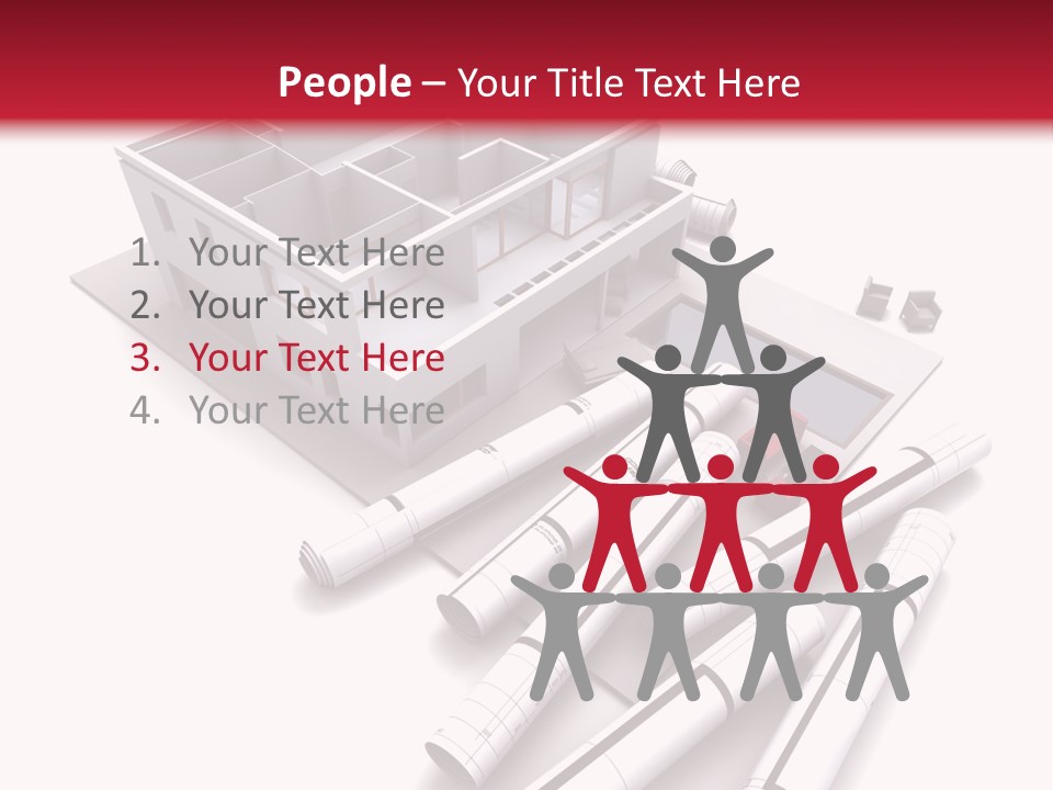 Construction Study Domicile PowerPoint Template