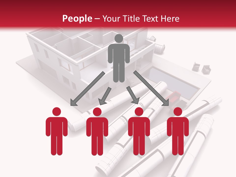 Construction Study Domicile PowerPoint Template