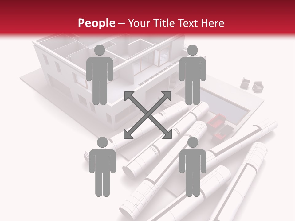 Construction Study Domicile PowerPoint Template