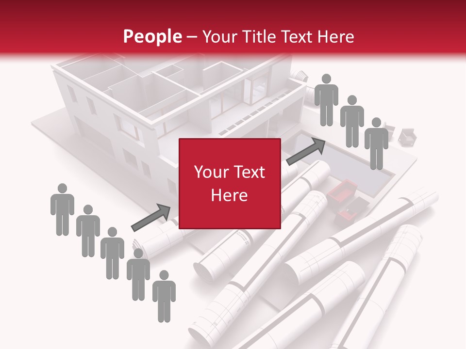 Construction Study Domicile PowerPoint Template