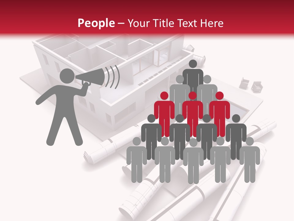 Construction Study Domicile PowerPoint Template