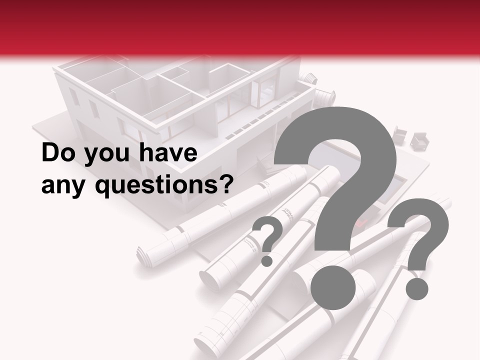 Construction Study Domicile PowerPoint Template