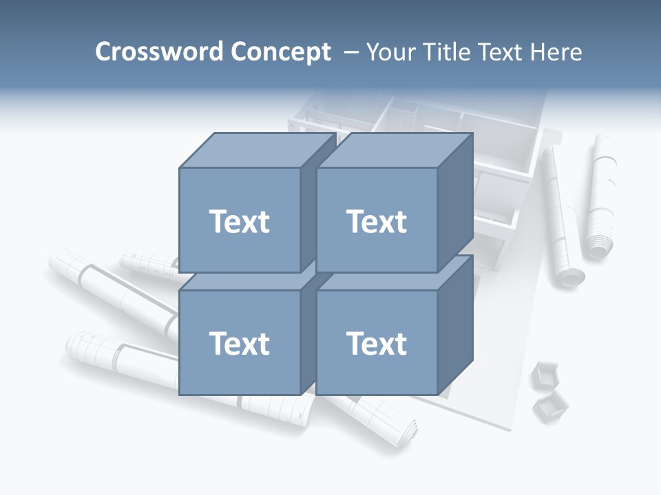 Construction Framework Property PowerPoint Template