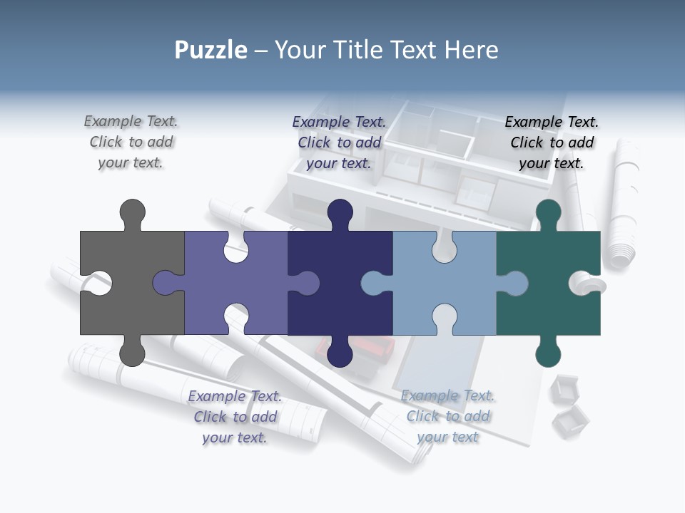 Construction Framework Property PowerPoint Template
