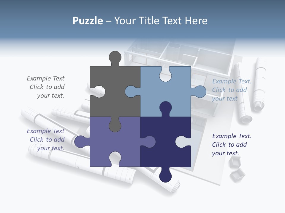 Construction Framework Property PowerPoint Template