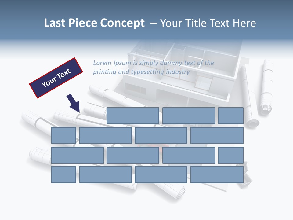 Construction Framework Property PowerPoint Template