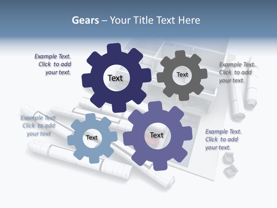 Construction Framework Property PowerPoint Template
