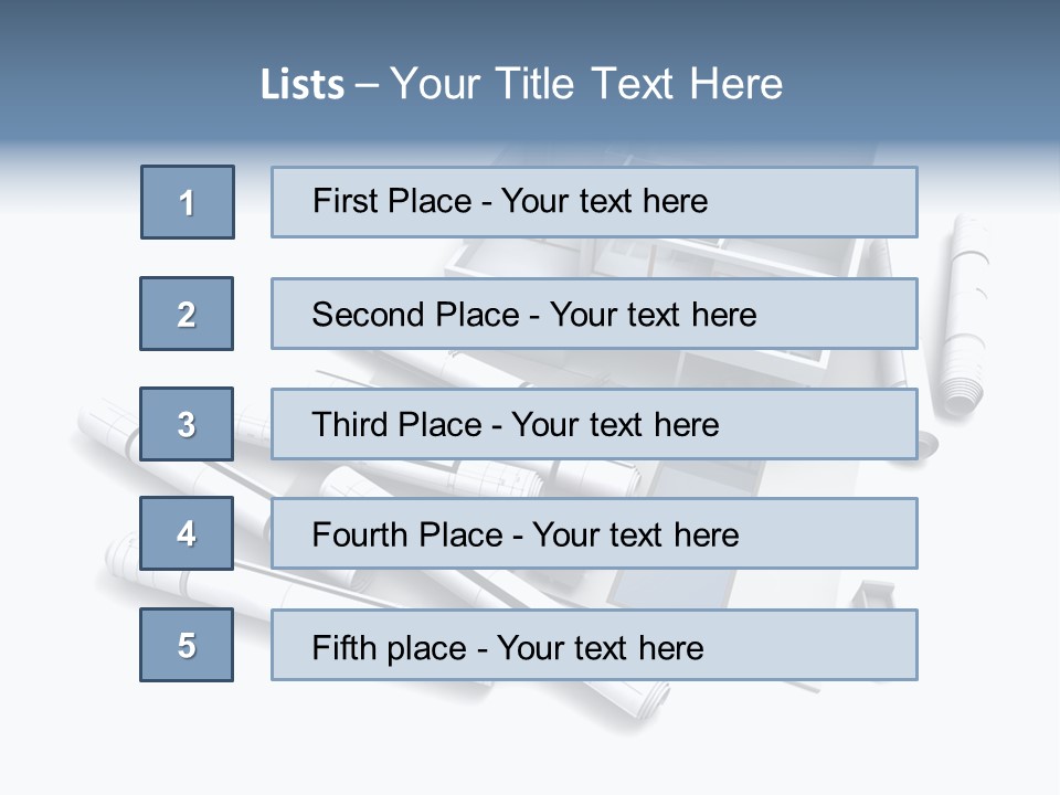 Construction Framework Property PowerPoint Template
