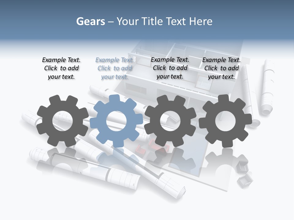 Construction Framework Property PowerPoint Template