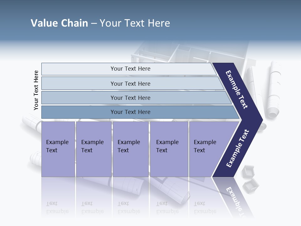 Construction Framework Property PowerPoint Template