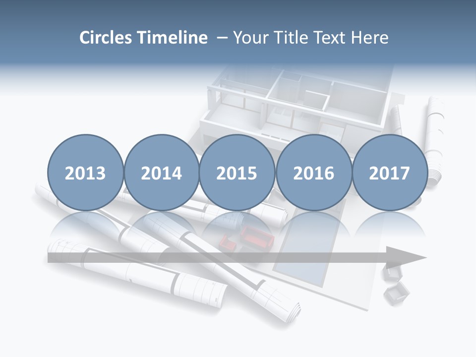 Construction Framework Property PowerPoint Template