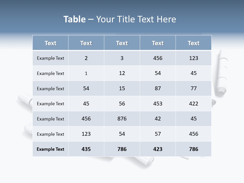 Construction Framework Property PowerPoint Template