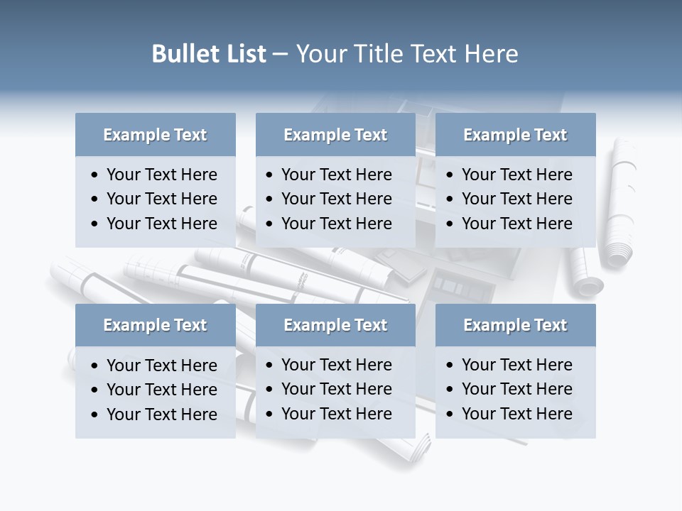 Construction Framework Property PowerPoint Template