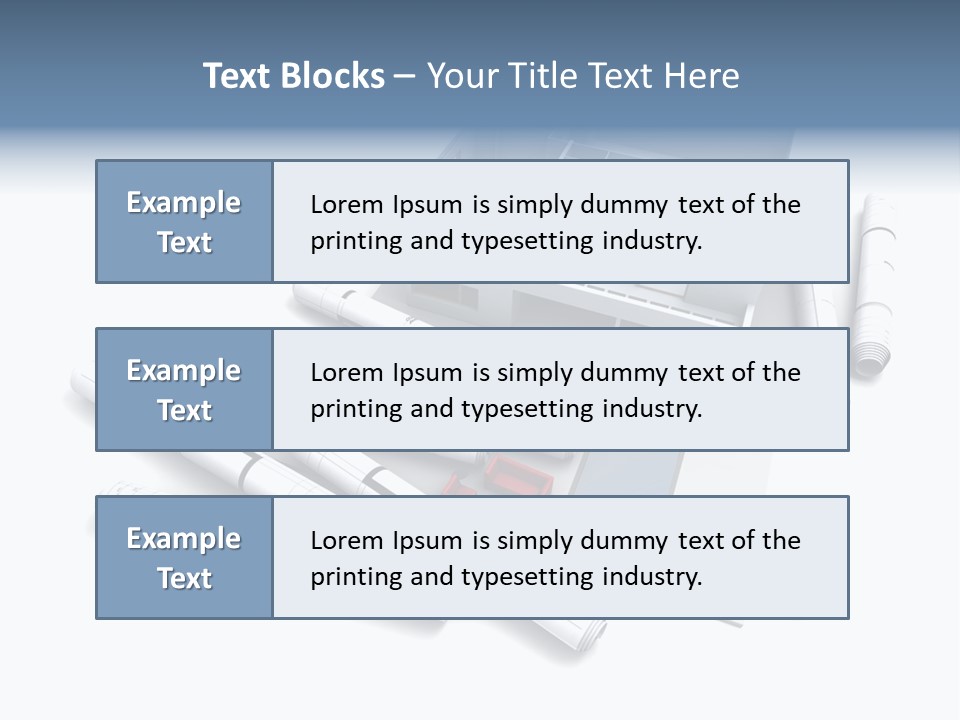 Construction Framework Property PowerPoint Template