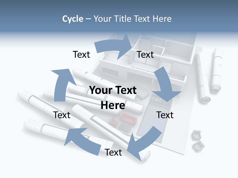 Construction Framework Property PowerPoint Template