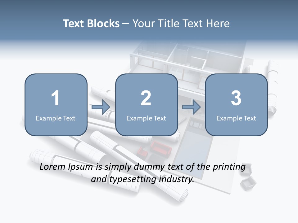 Construction Framework Property PowerPoint Template