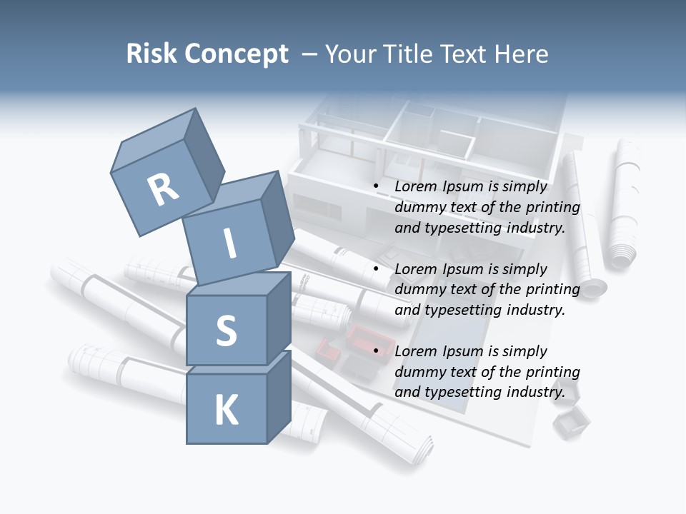 Construction Framework Property PowerPoint Template