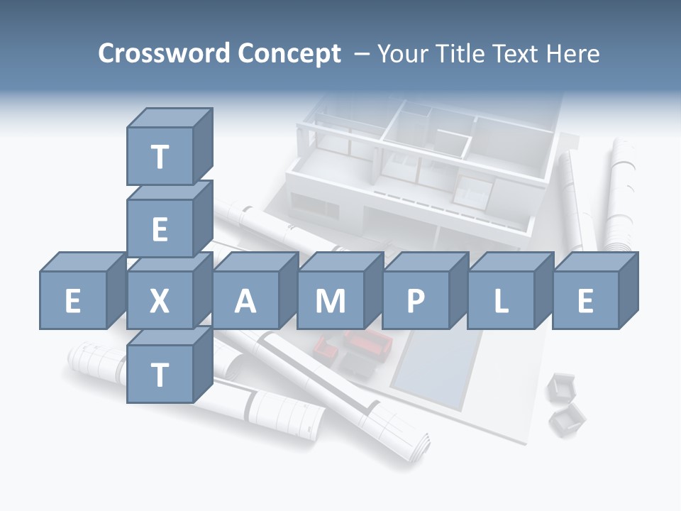 Construction Framework Property PowerPoint Template