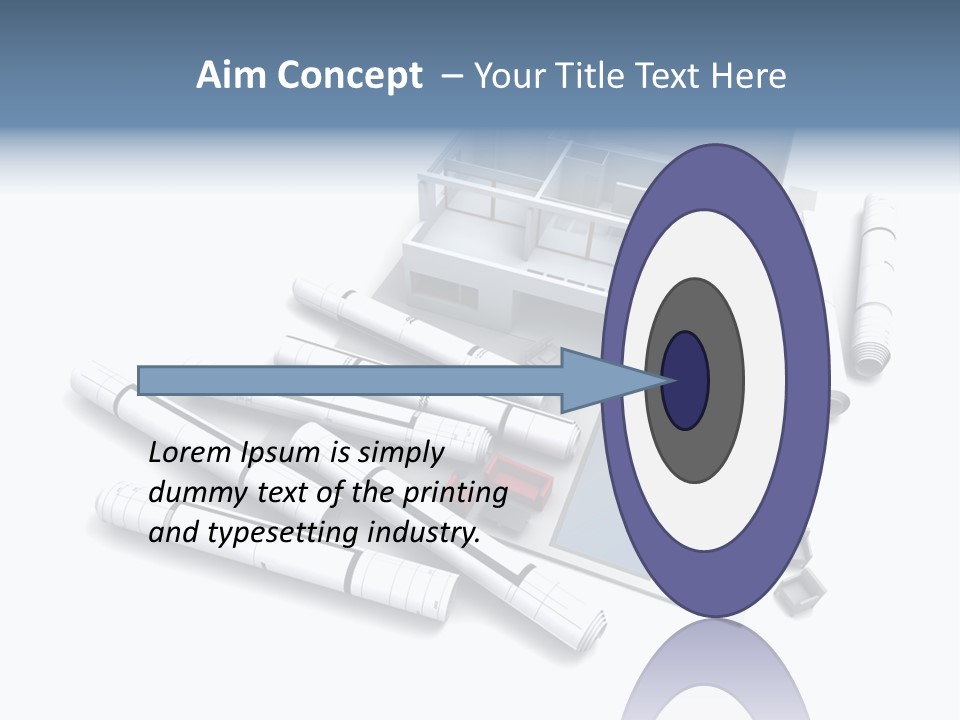 Construction Framework Property PowerPoint Template