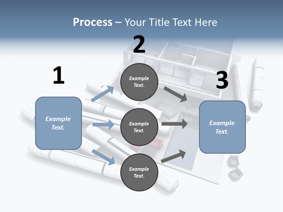 Construction Framework Property PowerPoint Template