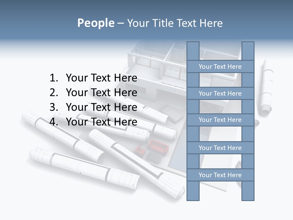 Construction Framework Property PowerPoint Template