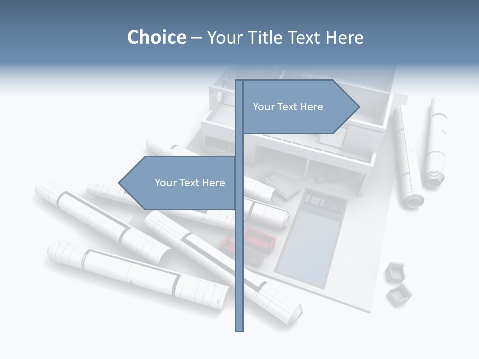 Construction Framework Property PowerPoint Template