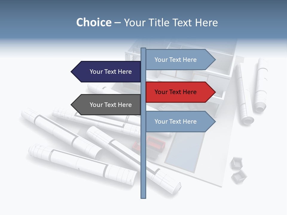 Construction Framework Property PowerPoint Template