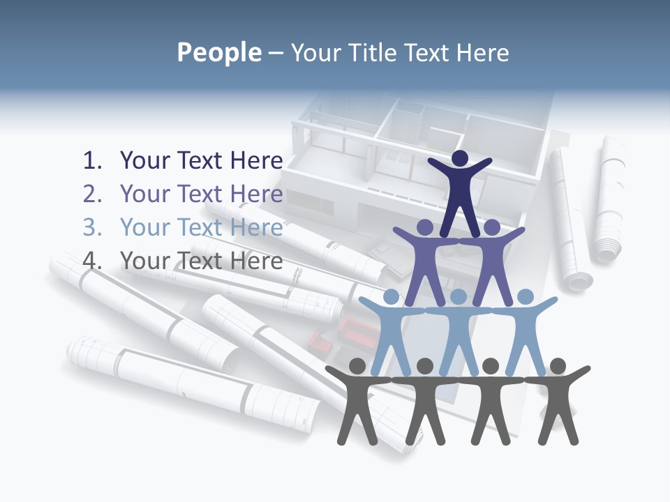 Construction Framework Property PowerPoint Template
