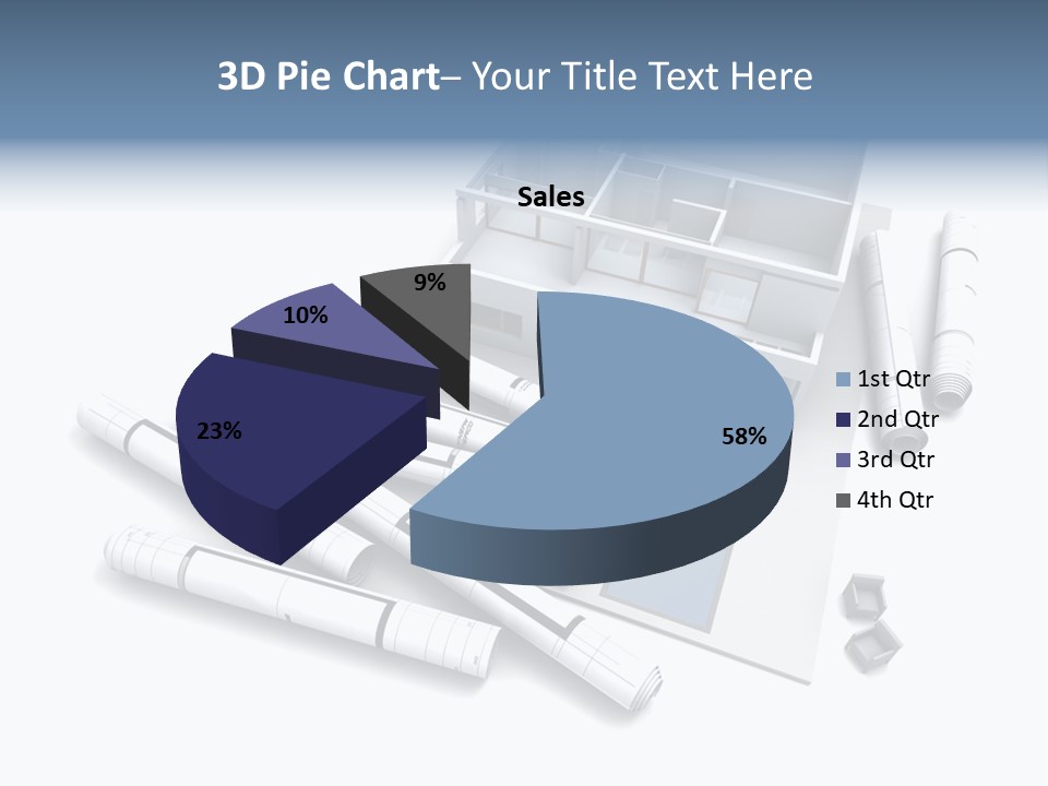 Construction Framework Property PowerPoint Template