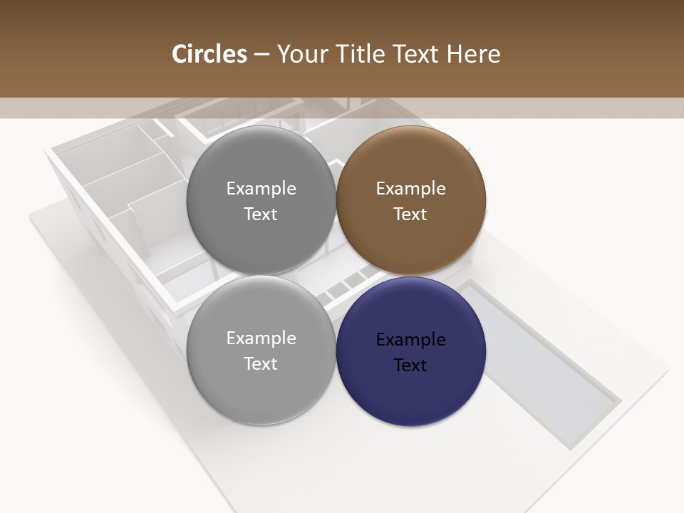 Dwelling Pencil Chalet PowerPoint Template
