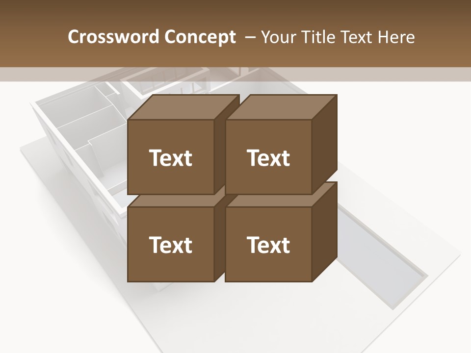 Dwelling Pencil Chalet PowerPoint Template