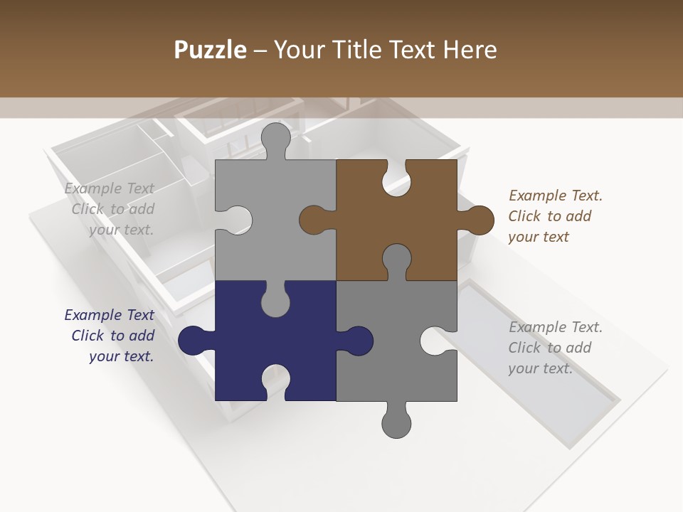 Dwelling Pencil Chalet PowerPoint Template