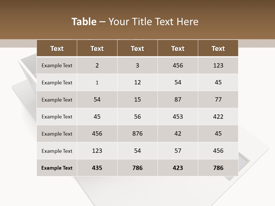 Dwelling Pencil Chalet PowerPoint Template