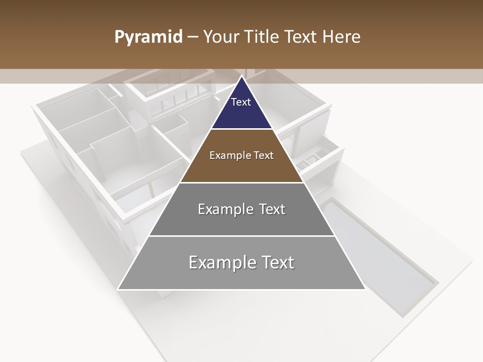 Dwelling Pencil Chalet PowerPoint Template