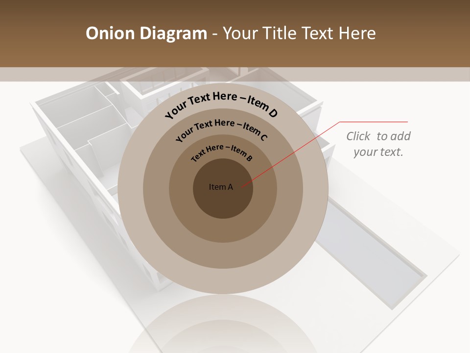 Dwelling Pencil Chalet PowerPoint Template