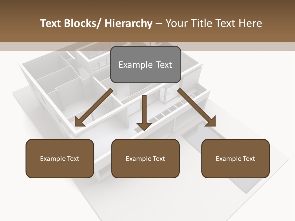 Dwelling Pencil Chalet PowerPoint Template