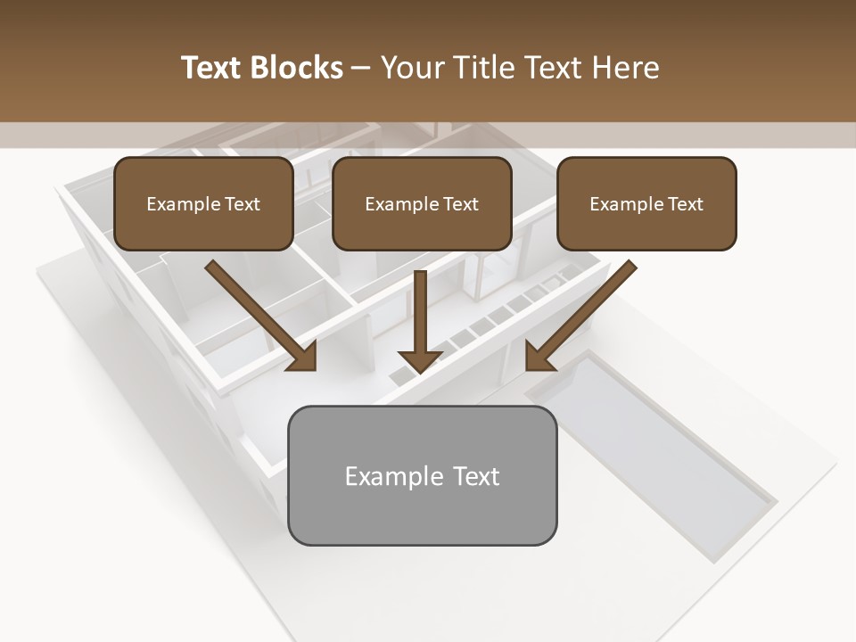 Dwelling Pencil Chalet PowerPoint Template