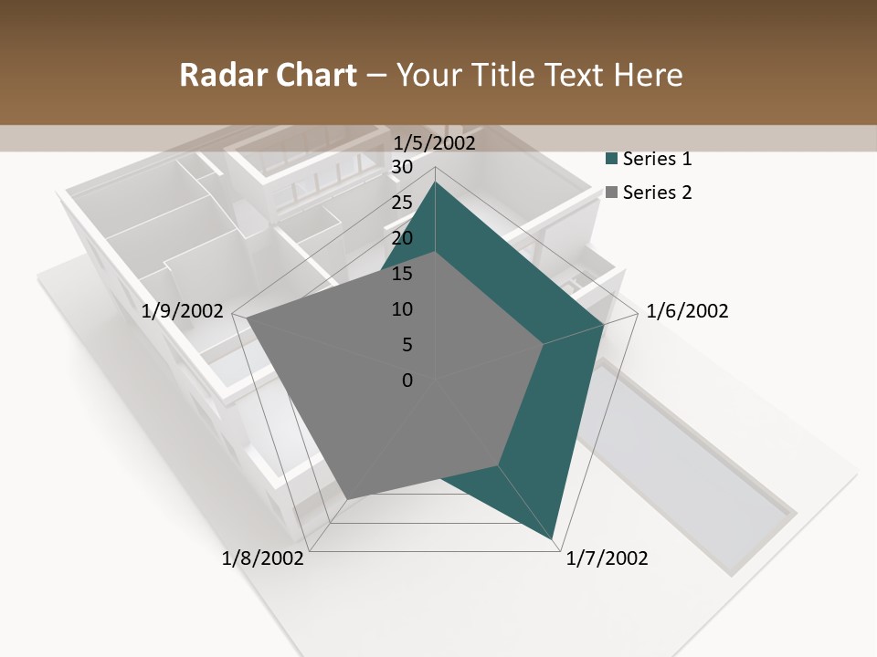 Dwelling Pencil Chalet PowerPoint Template