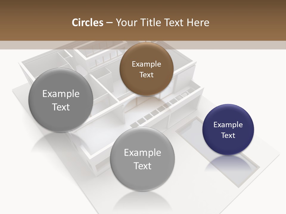 Dwelling Pencil Chalet PowerPoint Template