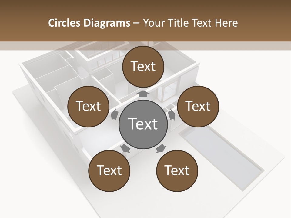 Dwelling Pencil Chalet PowerPoint Template