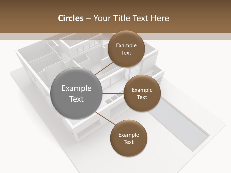 Dwelling Pencil Chalet PowerPoint Template