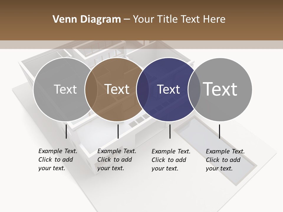 Dwelling Pencil Chalet PowerPoint Template