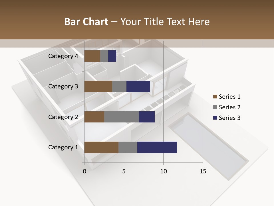 Dwelling Pencil Chalet PowerPoint Template