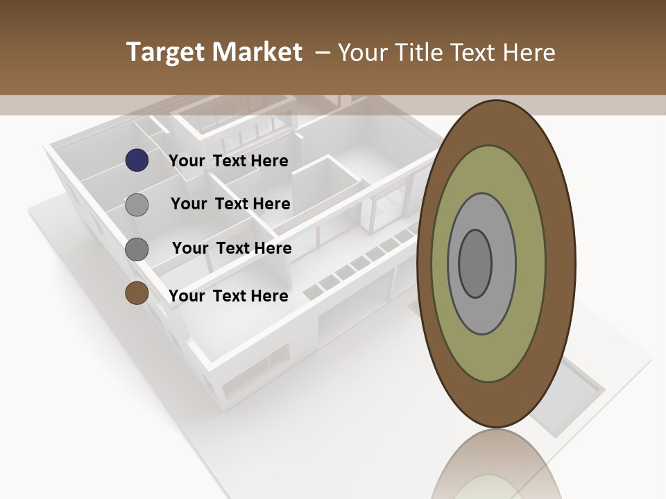 Dwelling Pencil Chalet PowerPoint Template