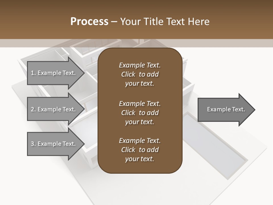 Dwelling Pencil Chalet PowerPoint Template